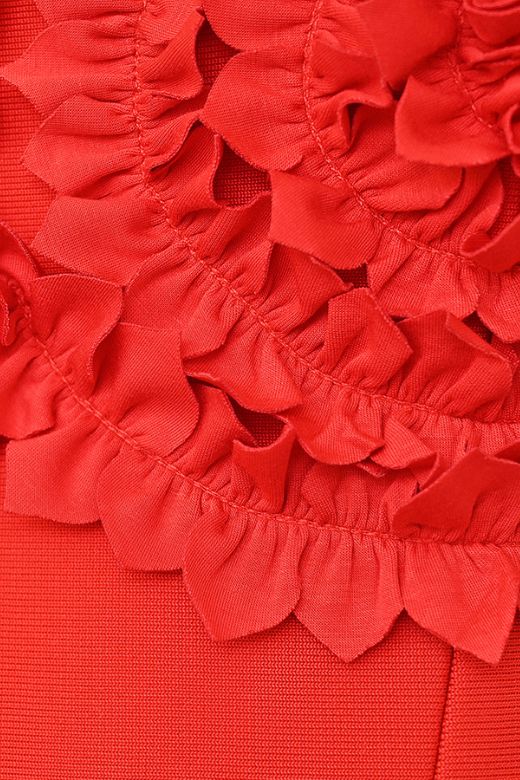 Shop  red dress - Perfect for special occasions | Faye Bandage Midi Dress - Lipstick Red