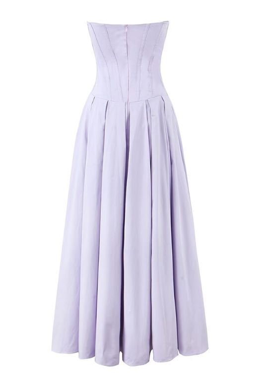 Stylish purple dress | Gabbi Bodycon Midi Dress - Lavender Purple - Ideal for special occasions