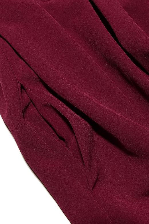 Stylish red dress | Gabbi Bodycon Midi Dress - Red Wine - Ideal for special occasions