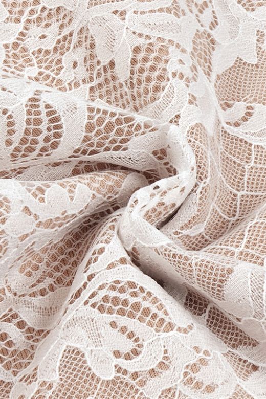 Shop  white dress - Perfect for special occasions | Genevieve Bodycon Lace Midi Dress - White Pearl