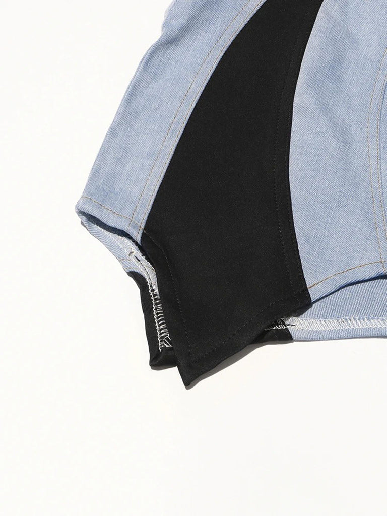 Shop  beautiful dress - Perfect for special occasions | Genevieve Denim Asymmetric Mini Dress