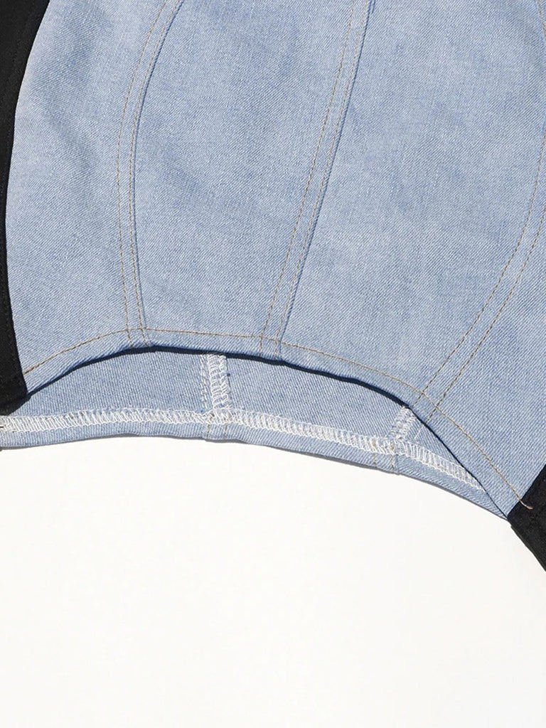 Shop  beautiful dress - Perfect for special occasions | Genevieve Denim Asymmetric Mini Dress