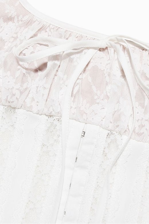 Stylish white dress | Hailee  Bodycon Mini Dress - White Pearl - Ideal for special occasions