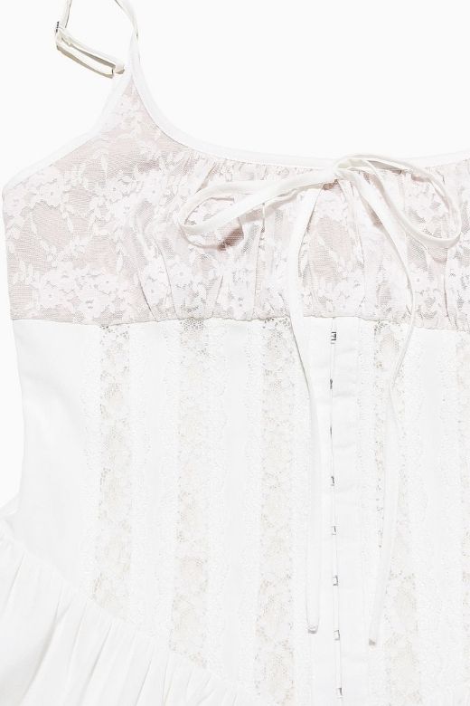 Stylish white dress | Hailee  Bodycon Mini Dress - White Pearl - Ideal for special occasions