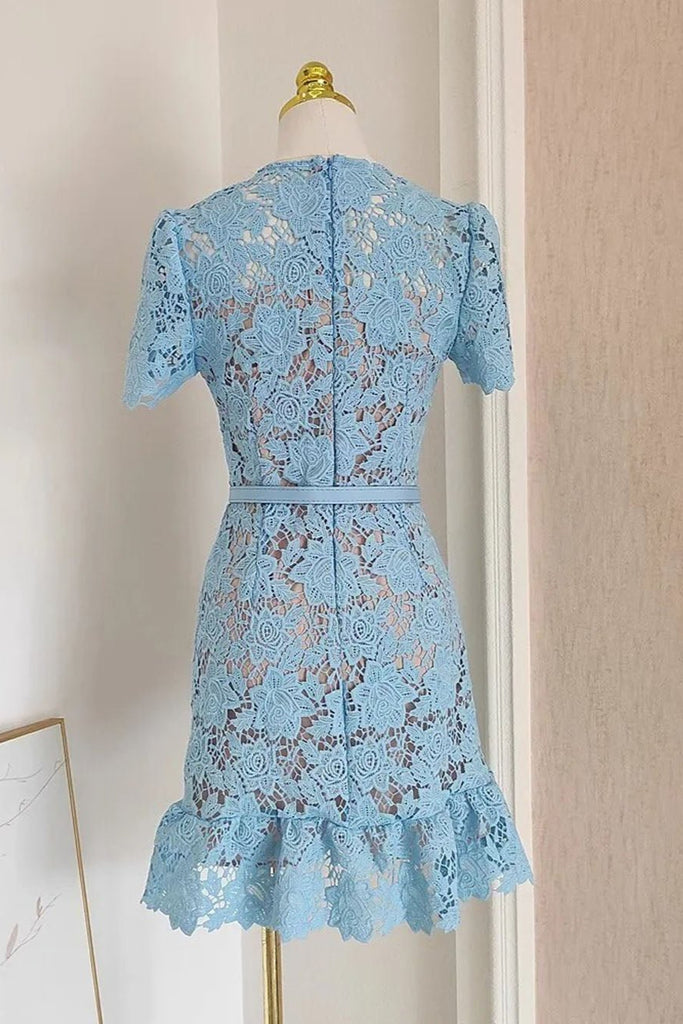 Stylish beautiful dress | Hallie Diamond Floral Mini Dress - Ideal for special occasions