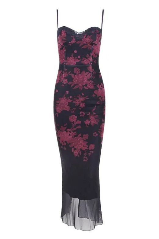 Harmony Bodycon Midi Dress - Classic Black - Stylish black dress for special occasions | Buy Online