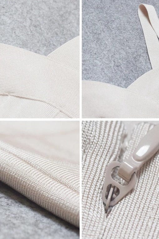 Shop  beautiful dress - Perfect for special occasions | Heidi Bandage Midi Dress - Cream