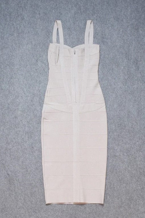 Shop  beautiful dress - Perfect for special occasions | Heidi Bandage Midi Dress - Cream