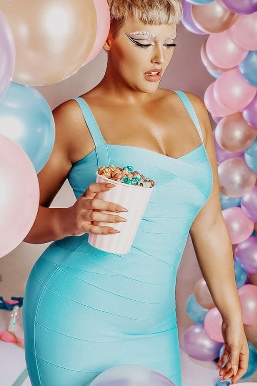 Stylish yellow dress | Heidi Bandage Midi Dress - Mustard Yellow - Ideal for special occasions