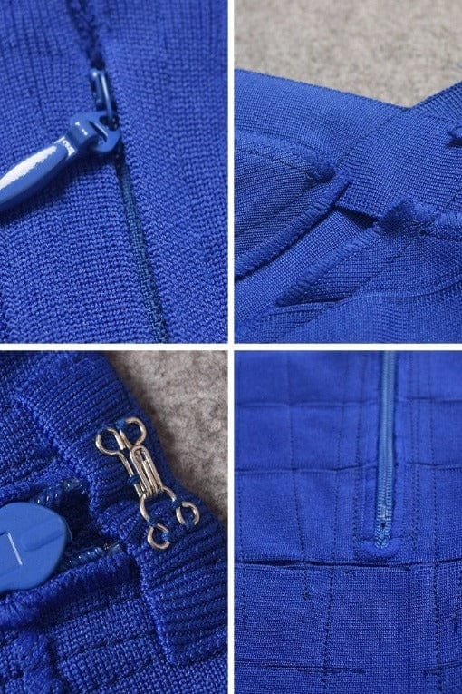 Shop  blue dress - Perfect for special occasions | Heidi Bandage Midi Dress - Navy Blue