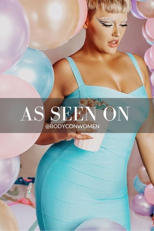 Stylish blue dress | Heidi Bandage Midi Dress - Royal Blue - Ideal for special occasions