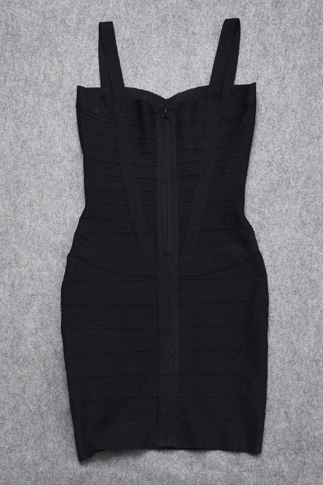 Heidi Bandage Mini Dress - Classic Black - Stylish black dress for special occasions | Buy Online