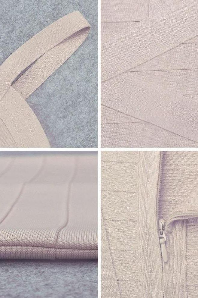 Stylish beautiful dress | Heidi Bandage Mini Dress - Cream - Ideal for special occasions