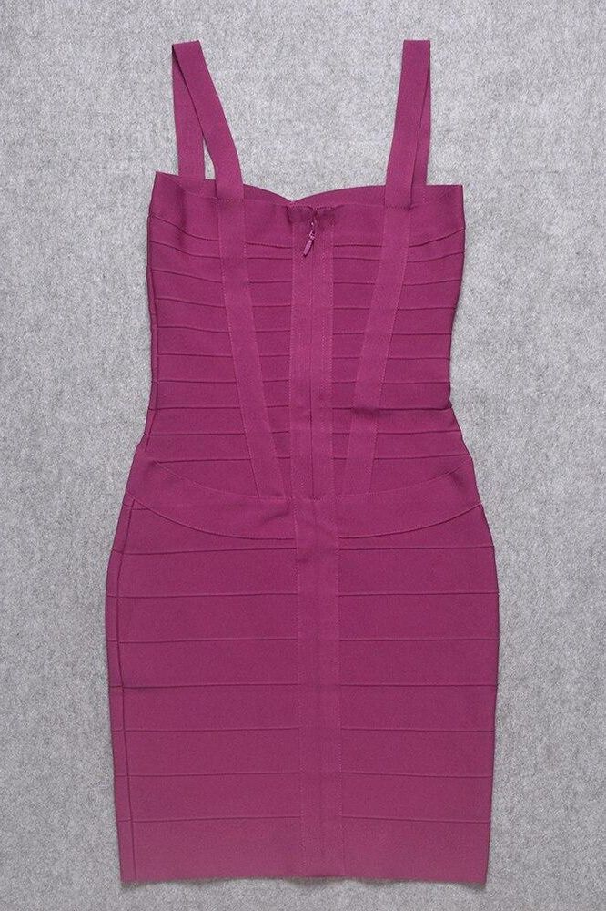 Stylish pink dress | Heidi Bandage Mini Dress - Magenta Pink - Ideal for special occasions