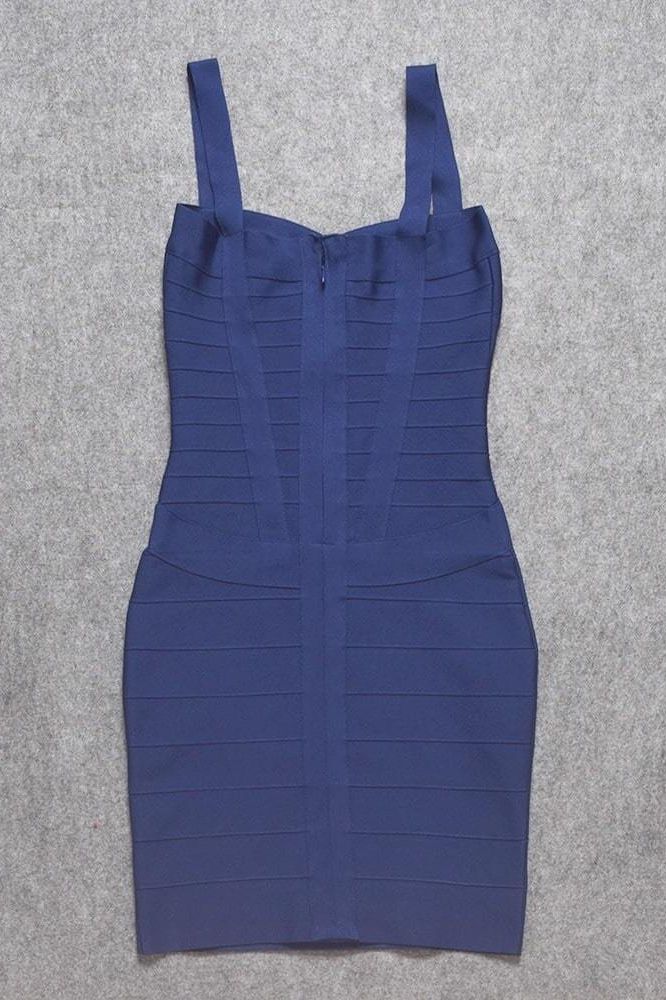 Heidi Bandage Mini Dress - Navy Blue - Stylish blue dress for special occasions | Buy Online
