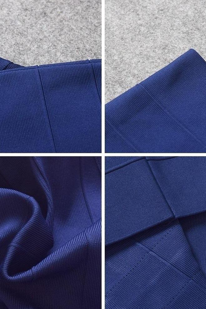 Heidi Bandage Mini Dress - Navy Blue - Stylish blue dress for special occasions | Buy Online