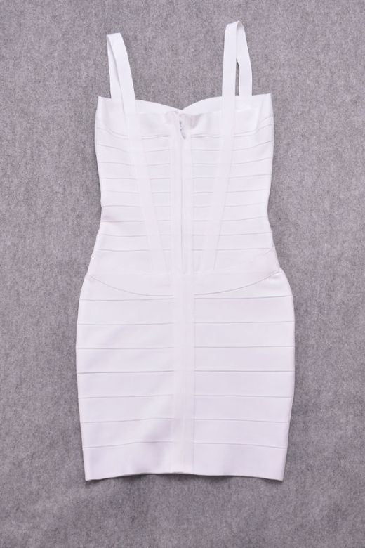 Shop  white dress - Perfect for special occasions | Heidi Bandage Mini Dress - White Pearl