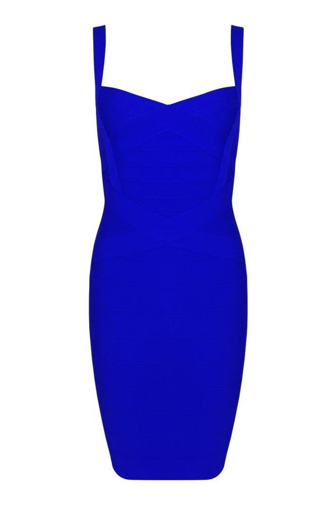 Heidi Bandage Mini Dress - Royal Blue - Stylish blue dress for special occasions | Buy Online