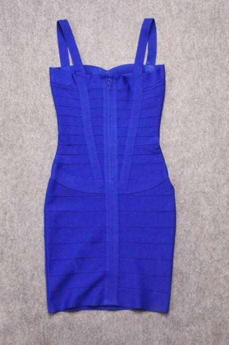 Shop  blue dress - Perfect for special occasions | Heidi Bandage Mini Dress - Royal Blue