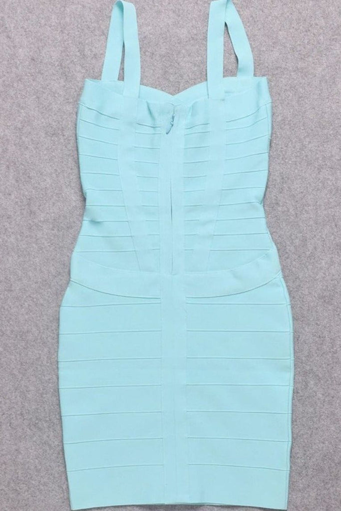 Heidi Bandage Mini Dress - Sky Blue - Stylish blue dress for special occasions | Buy Online