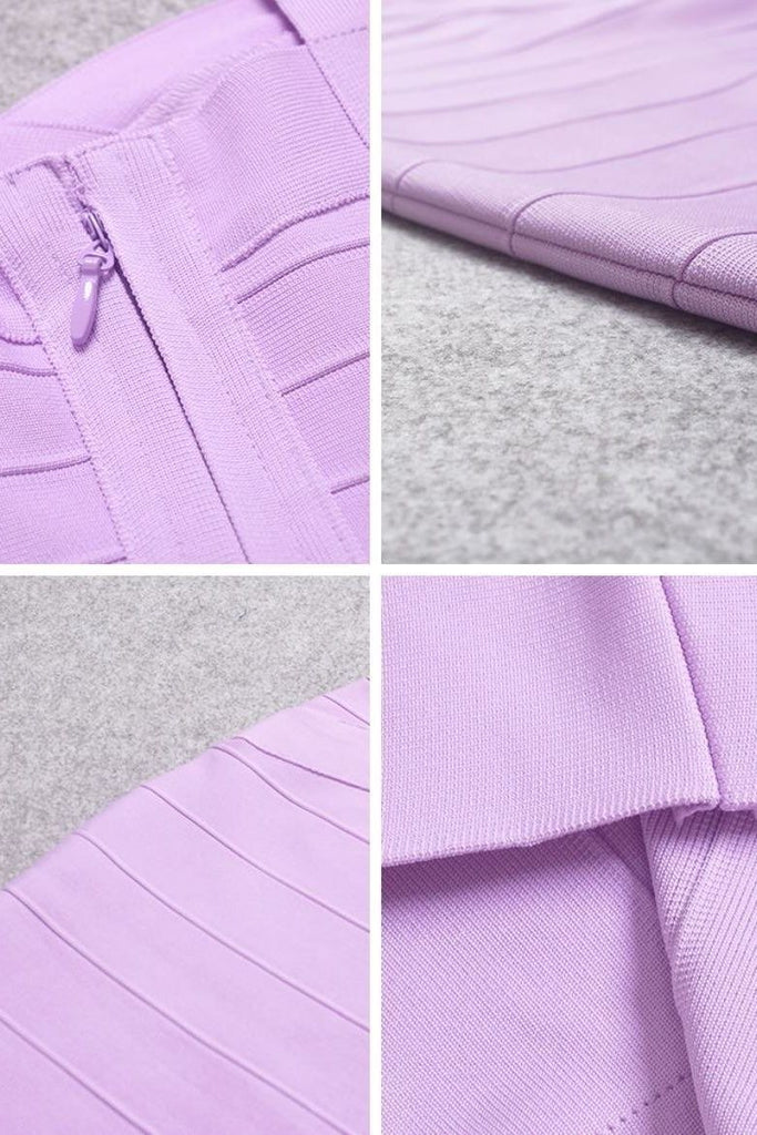 Stylish purple dress | Heidi Bandage Mini Dress - Violet Purple - Ideal for special occasions