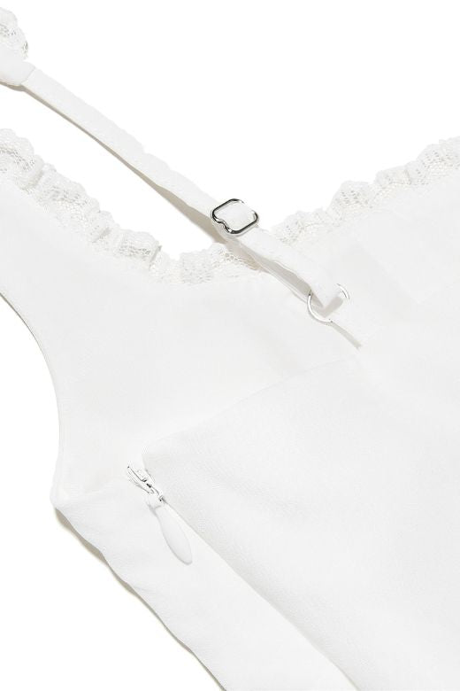 Shop  white dress - Perfect for special occasions | Adelyn Bodycon Mini Dress - White Pearl