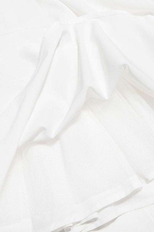 Stylish white dress | Adelyn Bodycon Mini Dress - White Pearl - Ideal for special occasions