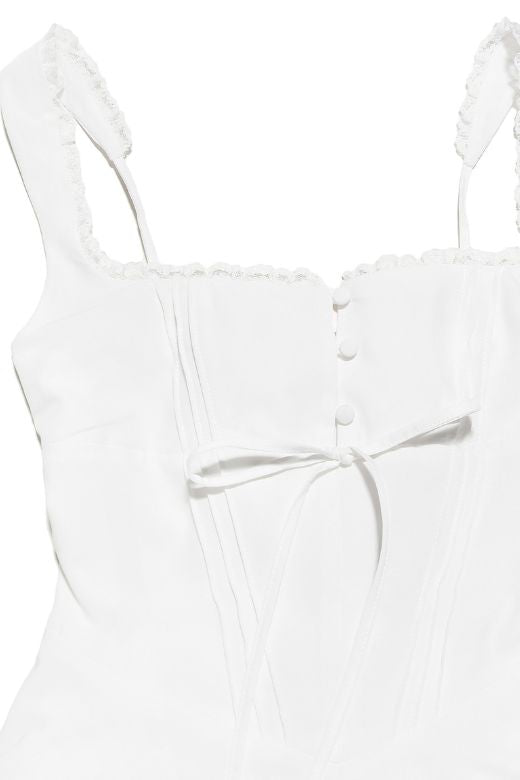 Shop  white dress - Perfect for special occasions | Adelyn Bodycon Mini Dress - White Pearl