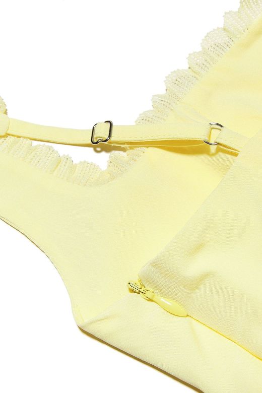 Shop  yellow dress - Perfect for special occasions | Adelyn Bodycon Mini Dress - Sun Yellow