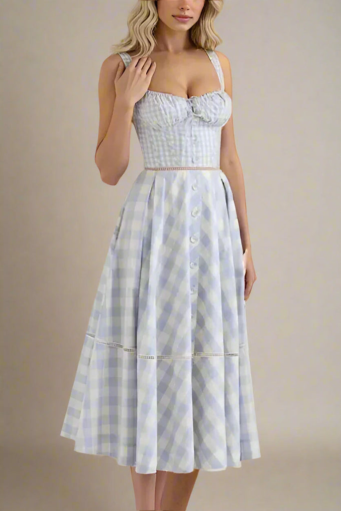 Holland Midi Dress - White Pearl - Stylish white dress for special occasions | Buy Online