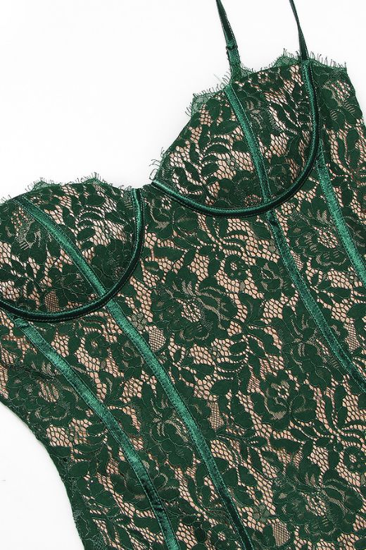 Honor Bodycon Midi Dress - Emerald Green - Stylish green dress for special occasions | Buy Online