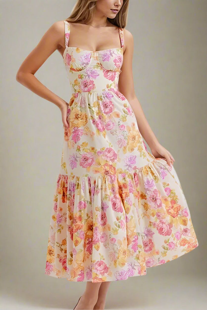 Shop  pink dress - Perfect for special occasions | Imogen Bodycon Day Midi Dress - Dusty Pink