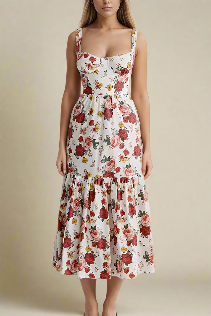 Shop  red dress - Perfect for special occasions | Imogen Bodycon Day Midi Dress - Red Wine