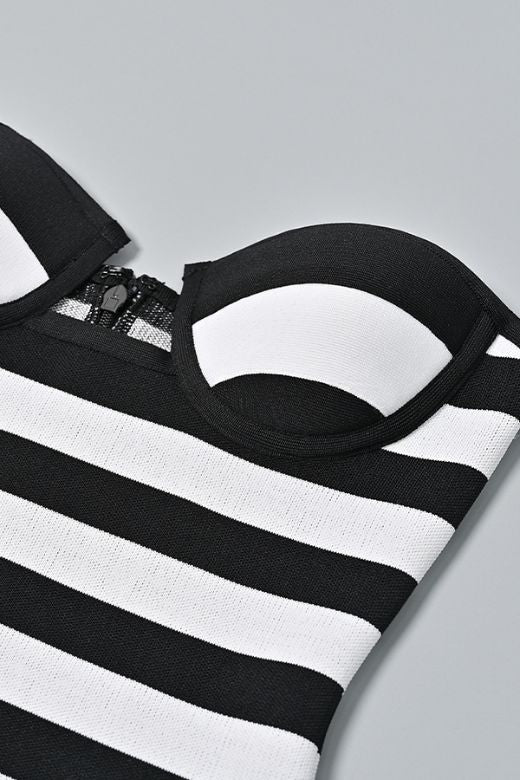 Ingrid Bandage Mini Dress - Classic Black - Stylish black dress for special occasions | Buy Online