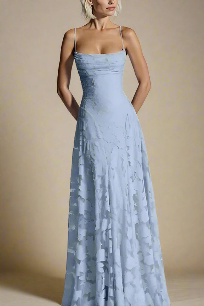 Shop  blue dress - Perfect for special occasions | Ivy Bodycon Maxi Dress - Baby Blue