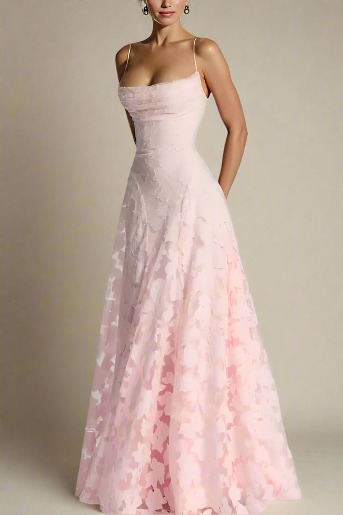 Ivy Bodycon Maxi Dress - Dusty Pink - Stylish pink dress for special occasions | Buy Online