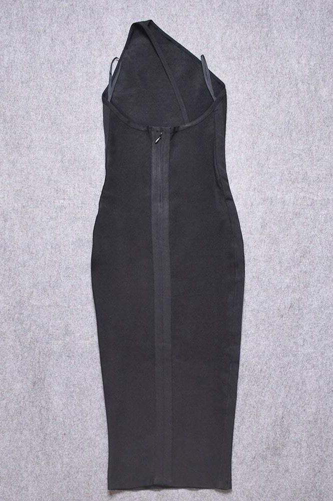 Joi Bodycon Midi Dress - Classic Black - Stylish black dress for special occasions | Buy Online