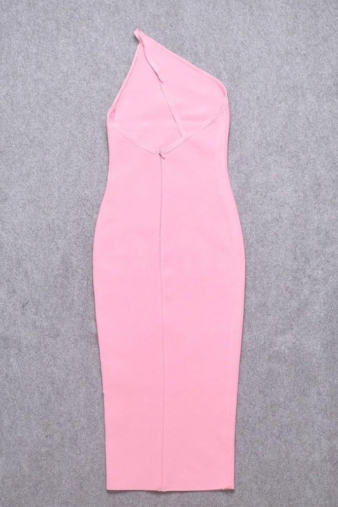 Shop  pink dress - Perfect for special occasions | Joi Bodycon Midi Dress - Dusty Pink