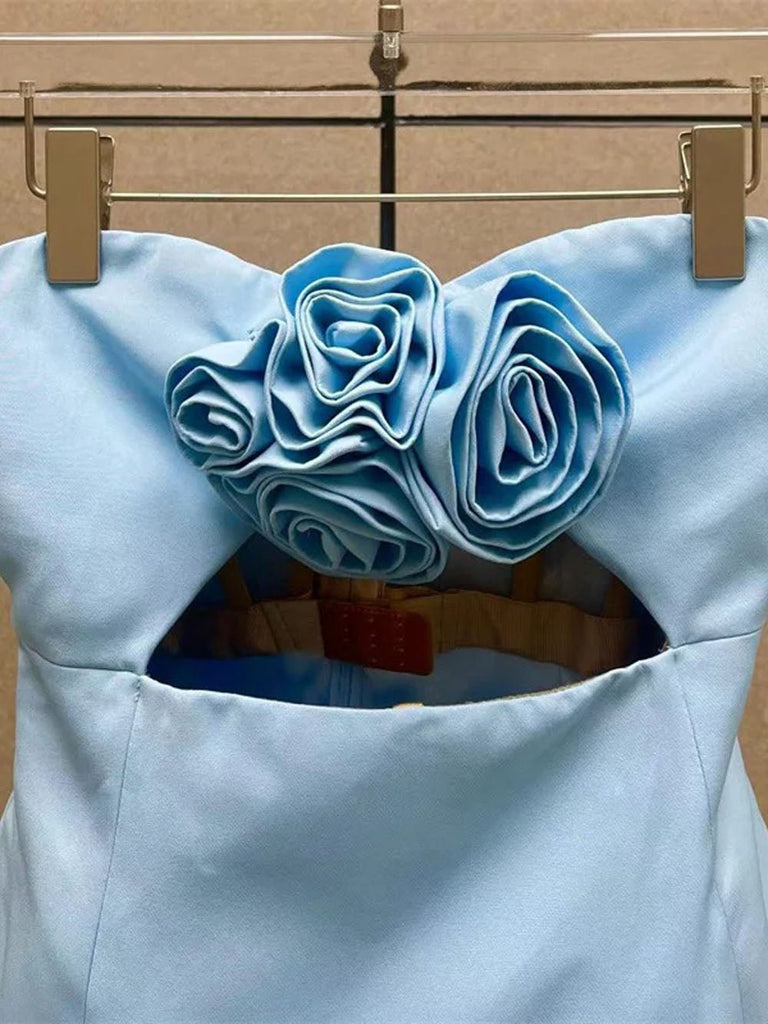 Jordan Flower off Shoulder Mini Dress - Stylish beautiful dress for special occasions | Buy Online