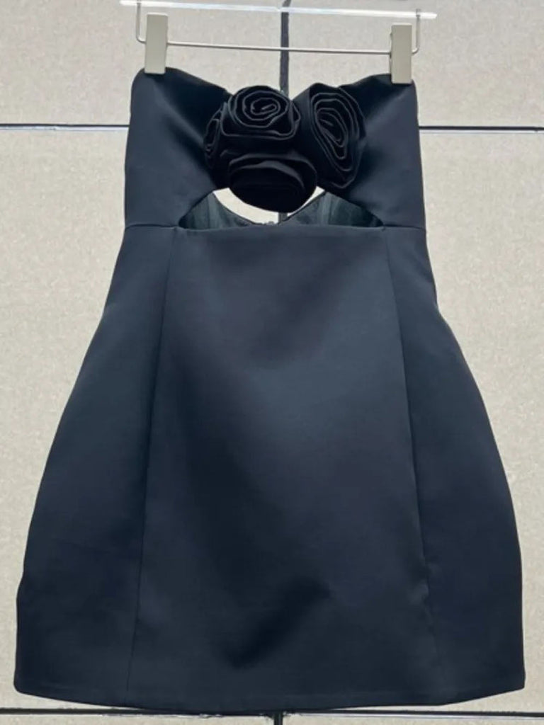 Jordan Flower off Shoulder Mini Dress - Stylish beautiful dress for special occasions | Buy Online