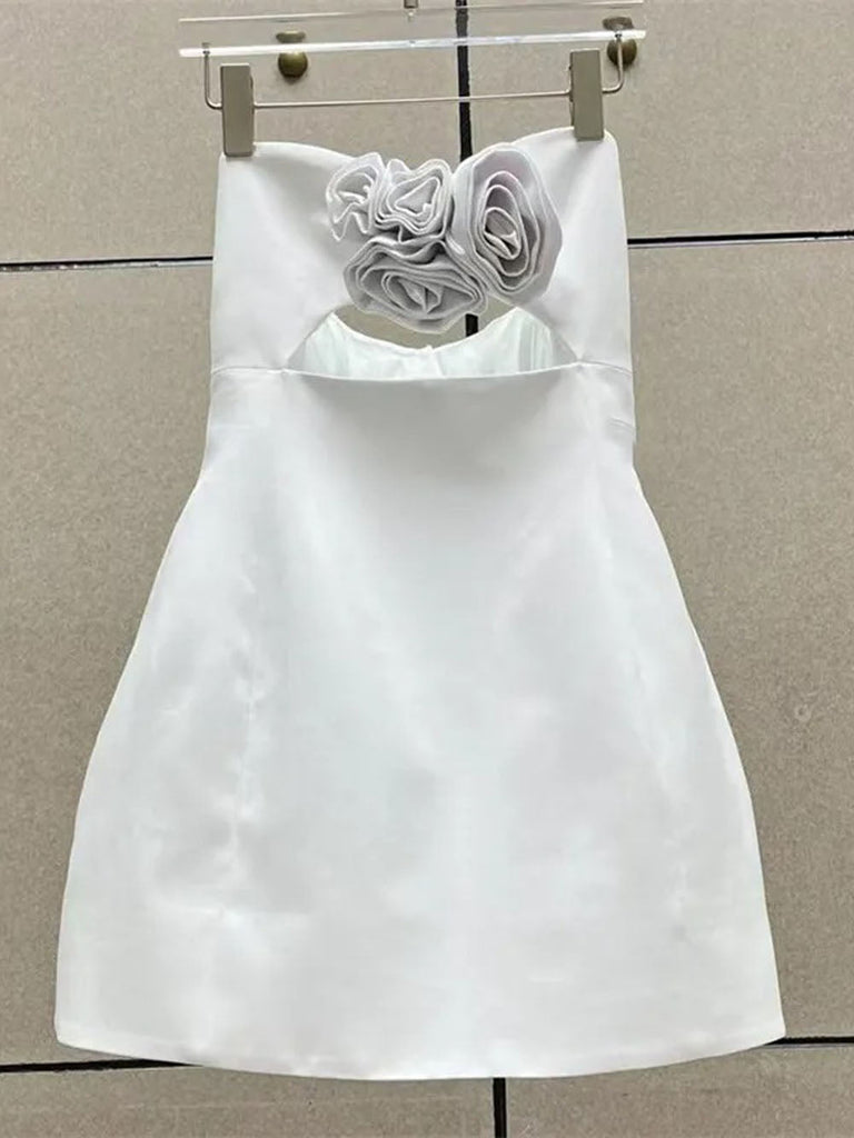 Stylish beautiful dress | Jordan Flower off Shoulder Mini Dress - Ideal for special occasions