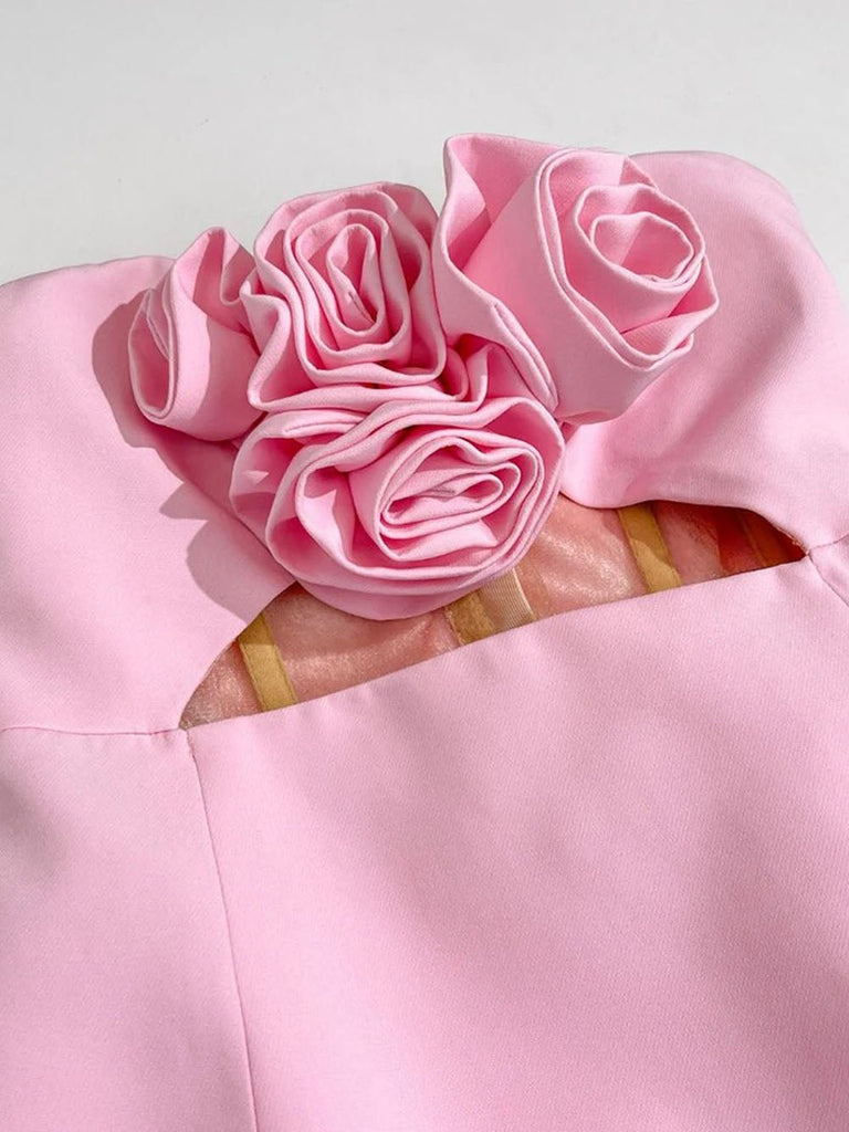 Stylish beautiful dress | Jordan Flower off Shoulder Mini Dress - Ideal for special occasions