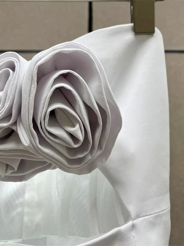 Jordan Flower off Shoulder Mini Dress - Stylish beautiful dress for special occasions | Buy Online