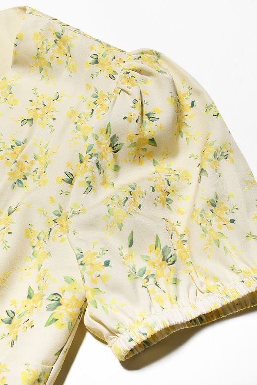 Kacey Day Mini Dress - Sun Yellow - Stylish yellow dress for special occasions | Buy Online