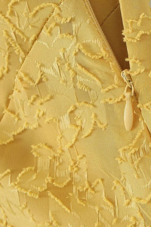 Stylish yellow dress | Kora Bodycon Maxi Dress - Lemon Yellow - Ideal for special occasions