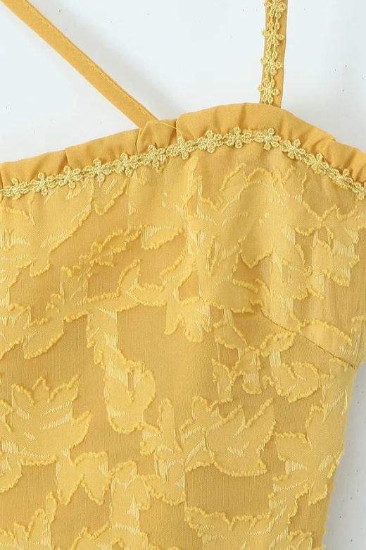 Kora Bodycon Maxi Dress - Lemon Yellow - Stylish yellow dress for special occasions | Buy Online