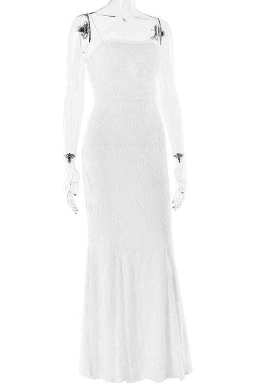 Shop  white dress - Perfect for special occasions | Kora Bodycon Maxi Dress - White Pearl