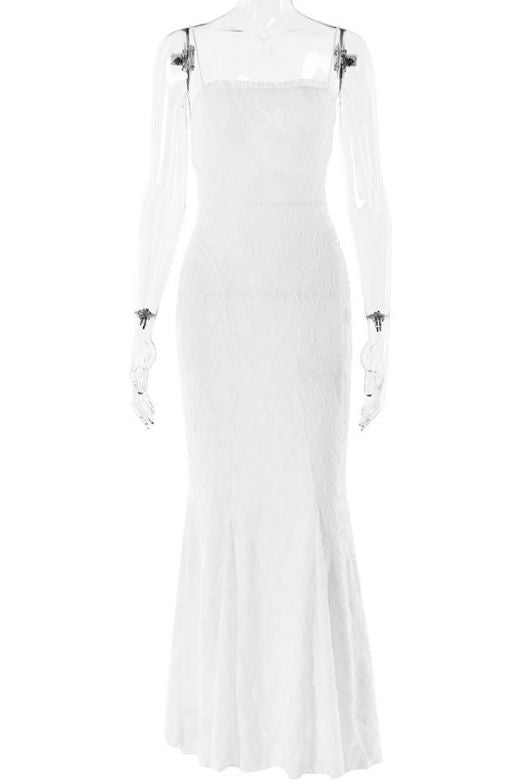 Shop  white dress - Perfect for special occasions | Kora Bodycon Maxi Dress - White Pearl