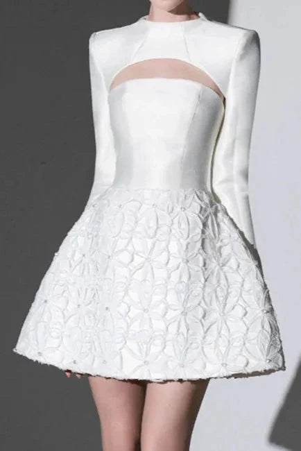 astrid Tum Tube Top 3D Floral 2 Piece Dress Set - Stylish beautiful dress for special occasions | Buy Online