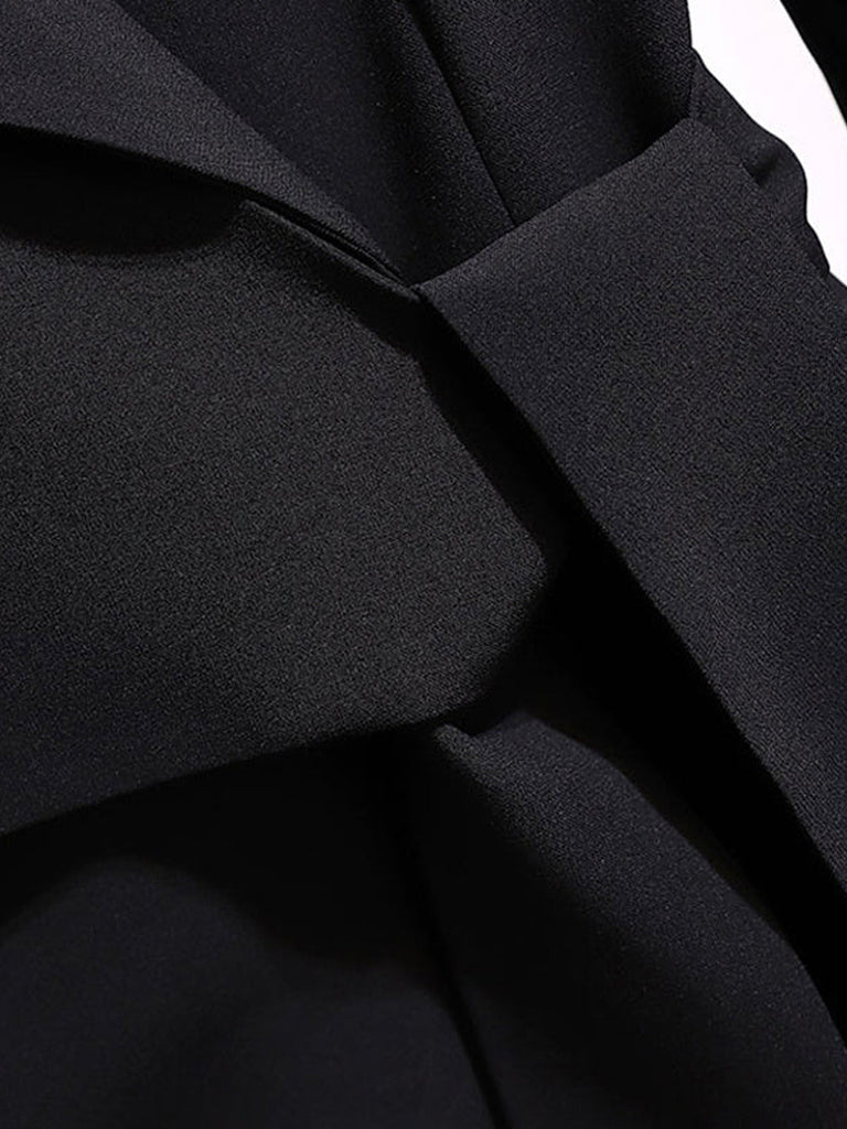 Stylish beautiful dress | Leo Long Sleeve Lace Up Mini Dress - Ideal for special occasions